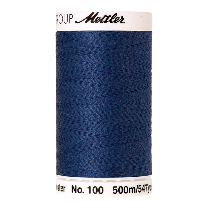 Bobine de fil Seralon 500m bleu denim
