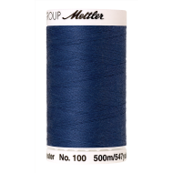 Bobine de fil Seralon 500m bleu denim