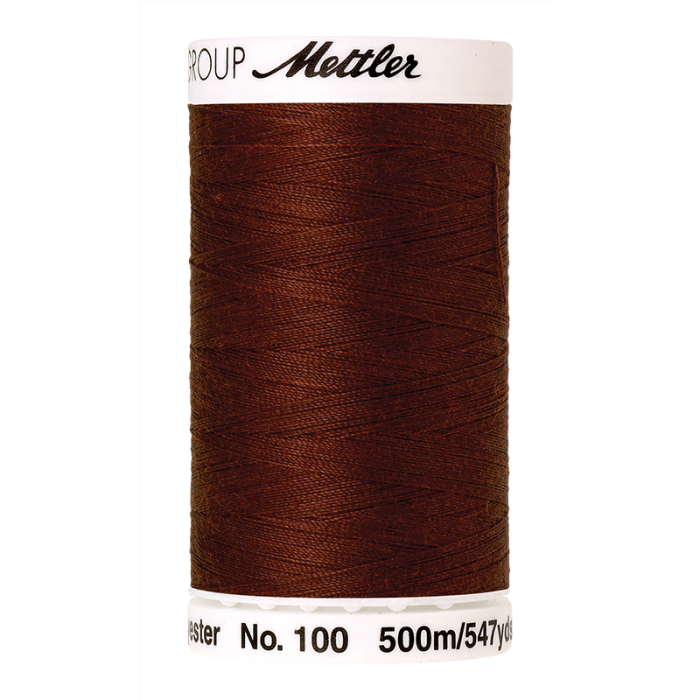 Bobine de fil Seralon 500m marron acajou Bobine de fil Seralon 500m marron acajou