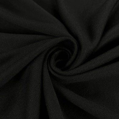 Tissu polyester acrylique épais noir Tissu polyester acrylique épais noir