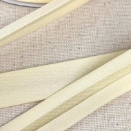 Biais coton polyester 20mm écru