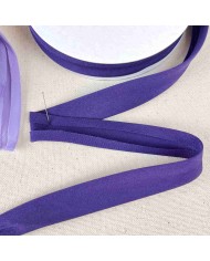 Biais coton polyester 20mm violet Biais coton polyester 20mm violet