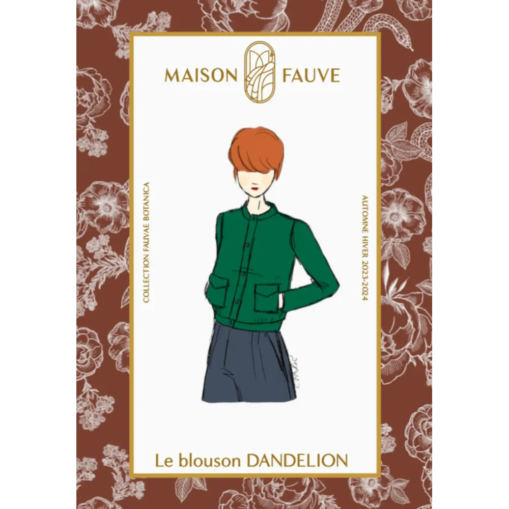 Patron couture blouson : dandelion - Maison FAUVE