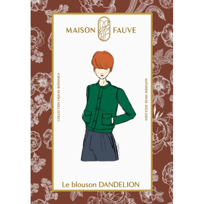 Patron couture blouson : dandelion - Maison FAUVE
