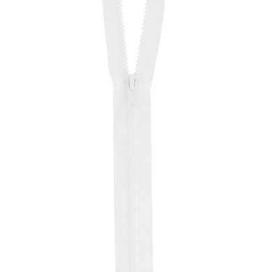 Fermeture à glissière séparable injectée blanc Fermeture à glissière séparable injectée blanc
