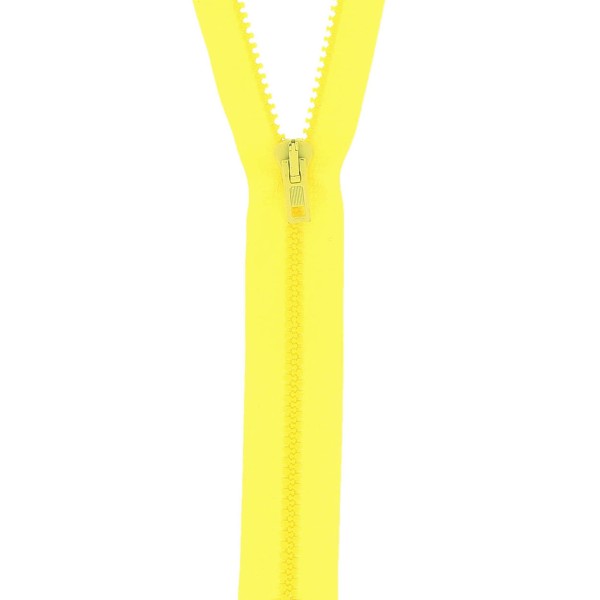 Fermeture à glissière séparable injectée Jaune vif Fermeture à glissière séparable injectée Jaune vif