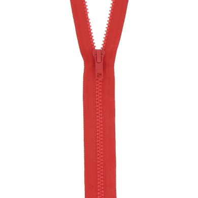 Fermeture à glissière séparable injectée rouge Fermeture à glissière séparable injectée rouge