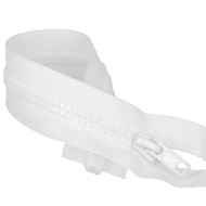 Fermeture à glissière séparable injectée blanc Fermeture à glissière séparable injectée blanc