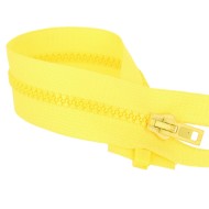 Fermeture à glissière séparable injectée Jaune vif Fermeture à glissière séparable injectée Jaune vif