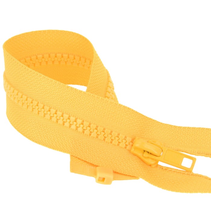 Fermeture à glissière séparable injectée Jaune Fermeture à glissière séparable injectée Jaune