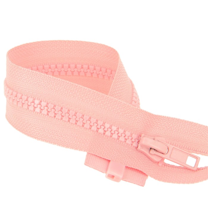 Fermeture à glissière séparable injectée rose Fermeture à glissière séparable injectée rose