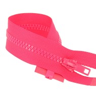 Fermeture à glissière séparable injectée fuchsia Fermeture à glissière séparable injectée fuchsia