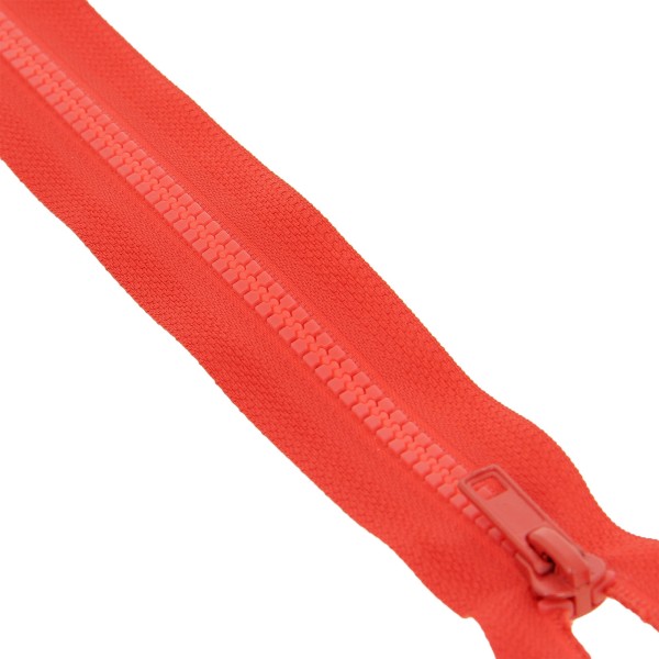 Fermeture à glissière séparable injectée rouge Fermeture à glissière séparable injectée rouge