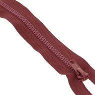 Fermeture à glissière séparable injectée bordeaux Fermeture à glissière séparable injectée bordeaux