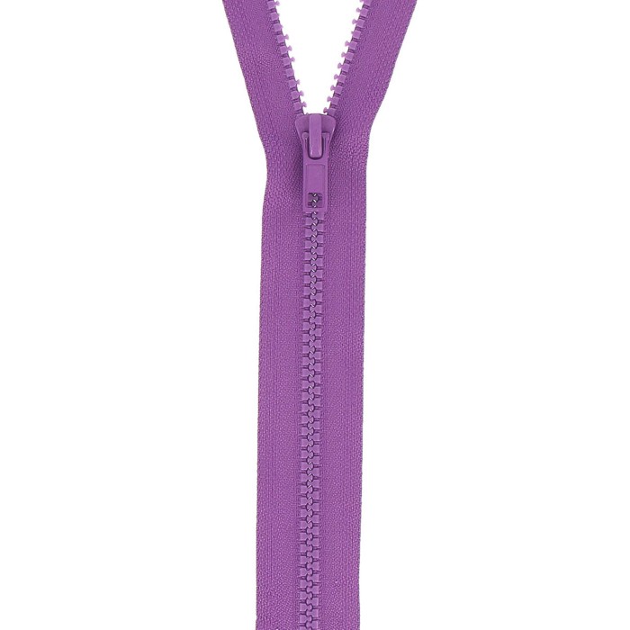 Fermeture à glissière séparable injectée violet Fermeture à glissière séparable injectée violet