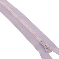 Fermeture à glissière séparable injectée lilas