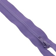 Fermeture à glissière séparable injectée lavande