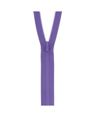 Fermeture à glissière séparable injectée lavande