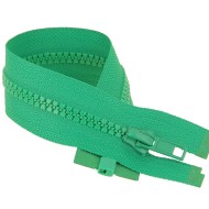 Fermeture à glissière séparable injectée viride