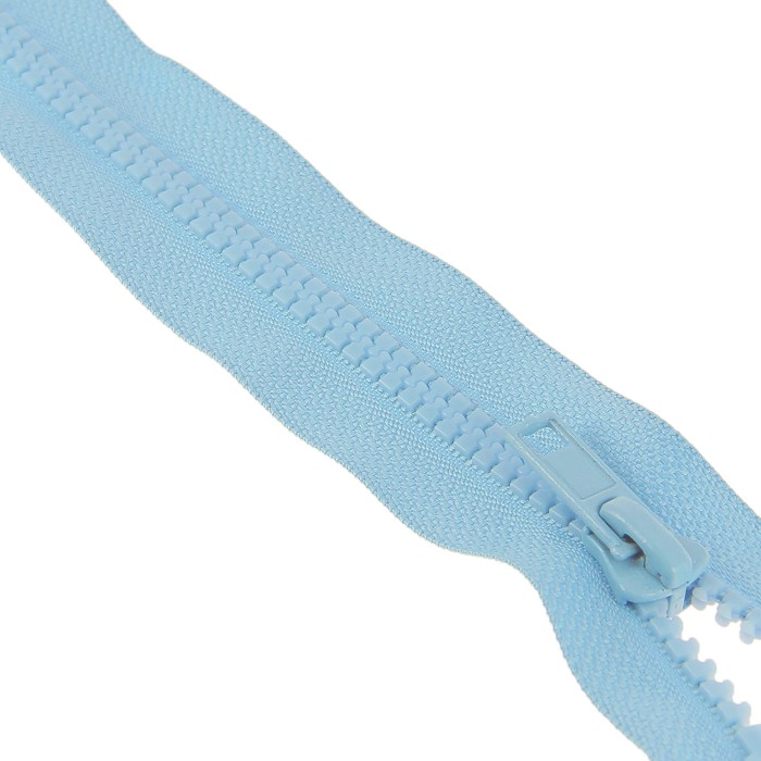 Fermeture à glissière séparable injectée bleu ciel