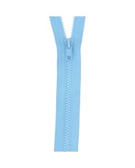 Fermeture à glissière séparable injectée bleu ciel