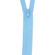 Fermeture à glissière séparable injectée bleu ciel