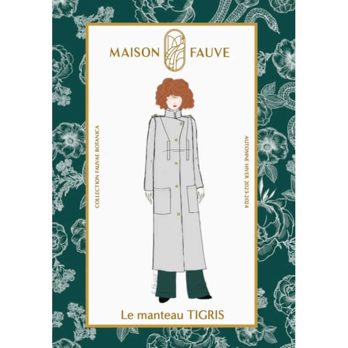 Patron couture manteau : Tigris - Maison FAUVE