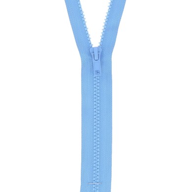 Fermeture à glissière séparable injectée bleu
