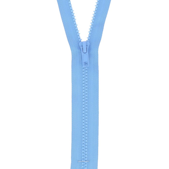 Fermeture à glissière séparable injectée bleu