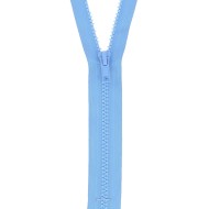 Fermeture à glissière séparable injectée bleu