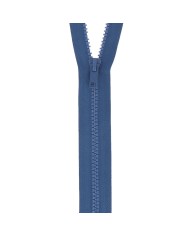 Fermeture à glissière séparable injectée bleu marine