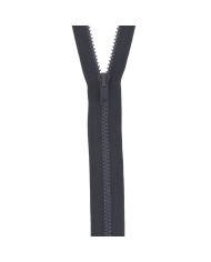 Fermeture à glissière séparable injectée anthracite