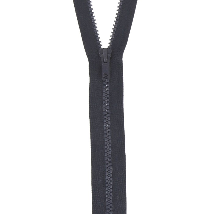 Fermeture à glissière séparable injectée anthracite