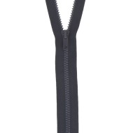 Fermeture à glissière séparable injectée anthracite