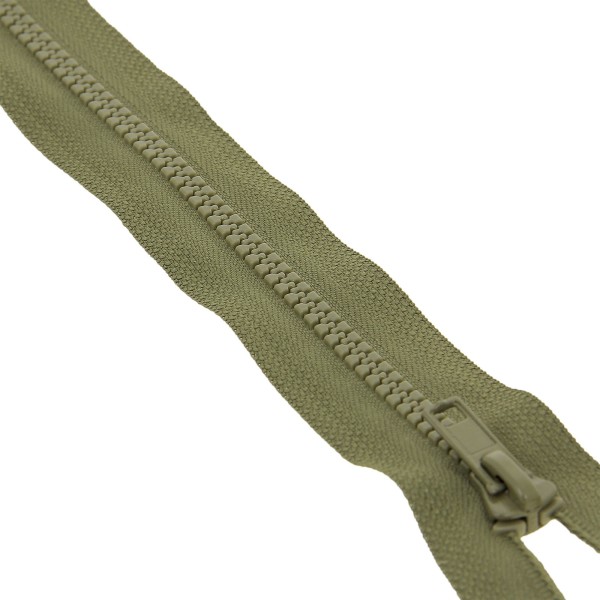 Fermeture à glissière séparable injectée vert kaki Fermeture à glissière séparable injectée vert kaki