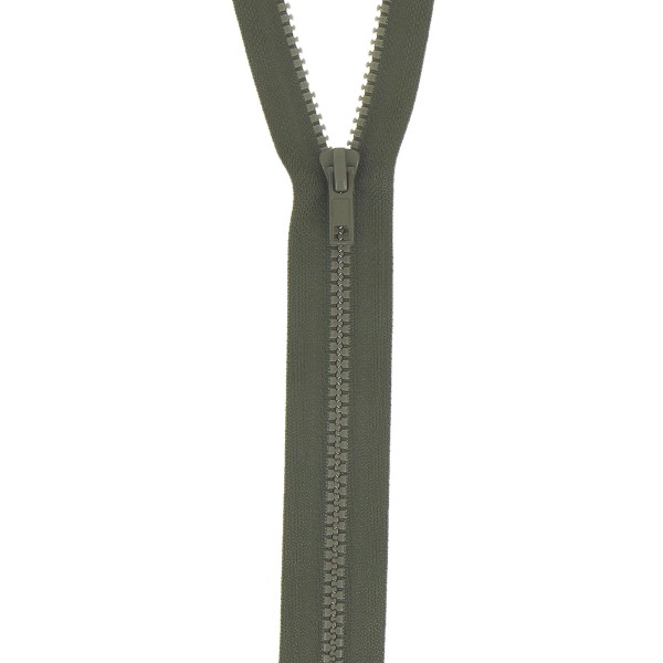 Fermeture à glissière séparable injectée vert militaire Fermeture à glissière séparable injectée vert militaire