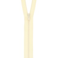 Fermeture à glissière séparable injectée beige