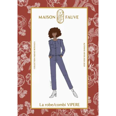 Patron couture combinaison : Vipère - Maison FAUVE