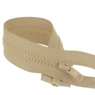 Fermeture à glissière séparable injectée sable