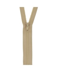 Fermeture à glissière séparable injectée sable