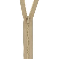 Fermeture à glissière séparable injectée sable