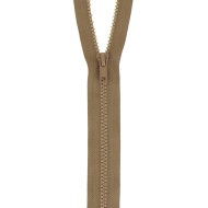 Fermeture à glissière séparable injectée camel