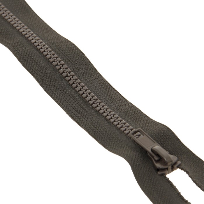 Fermeture à glissière séparable injectée chocolat