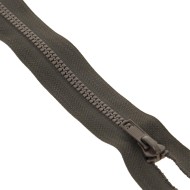 Fermeture à glissière séparable injectée chocolat