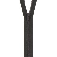 Fermeture à glissière séparable injectée chocolat