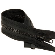 Fermeture à glissière séparable injectée noir