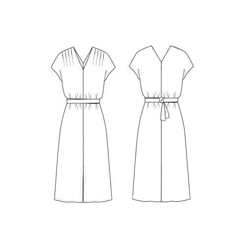 Patron couture robe : Transat - Maison FAUVE