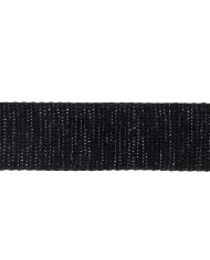 Sangle coton scintillante 30mm noir Sangle coton scintillante 30mm noir