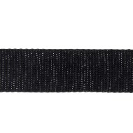 Sangle coton scintillante 30mm noir Sangle coton scintillante 30mm noir