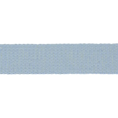 Sangle coton scintillante 30mm bleu ciel Sangle coton scintillante 30mm bleu ciel